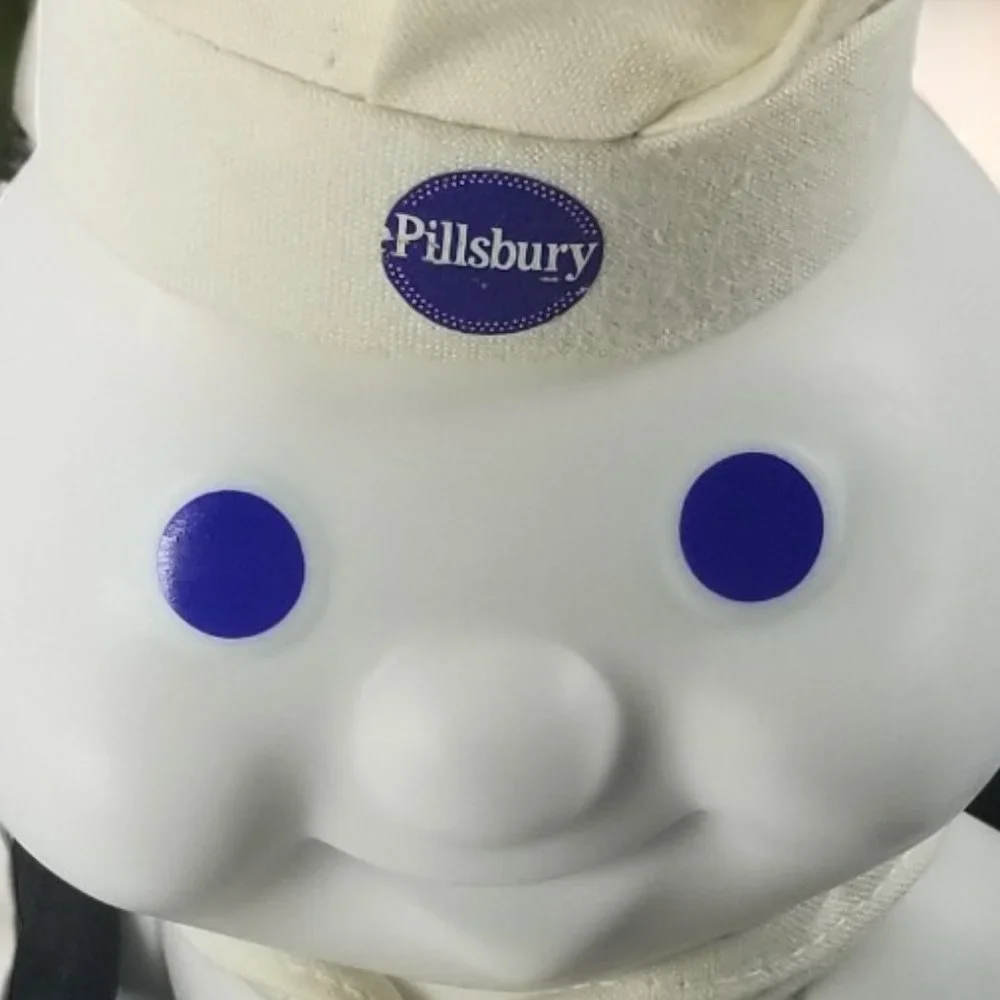 Pillsbury Doughboy Porcelain Collector’s Doll “At Your Service” Danbury Mint